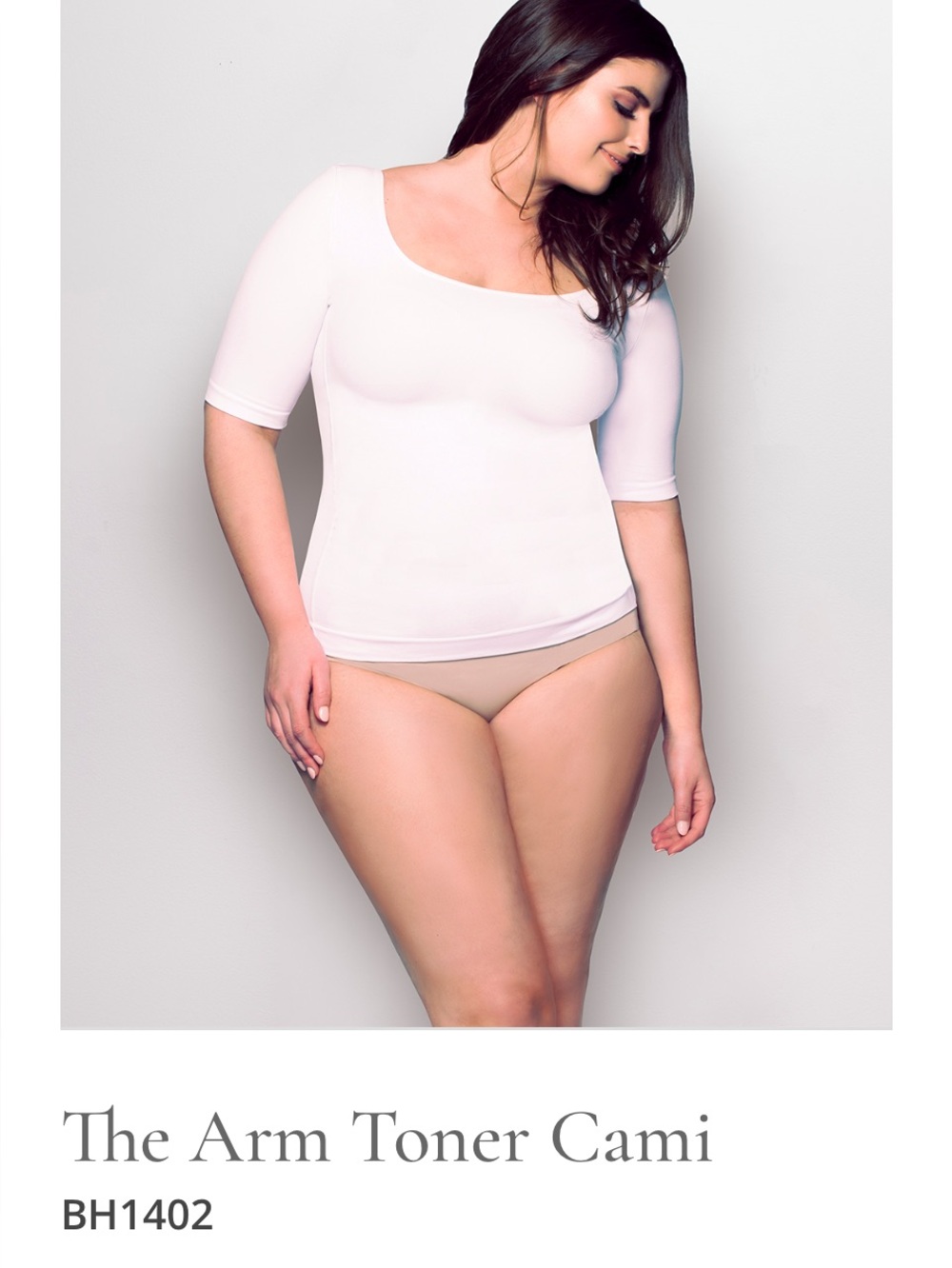 🤍 ⭐️ White Arm Toner Cami - Women's Shapewear by Body Hush 🤍⭐️